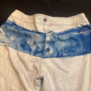 Quiksilver Black and White Surf Shorts